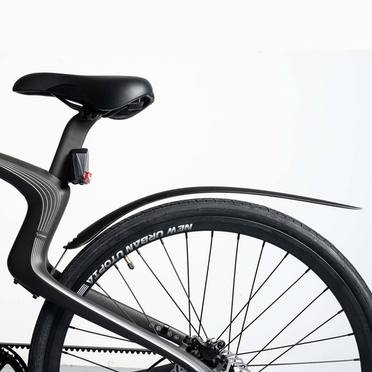 Urtopia full carbon e-bike with customized rear mudguard